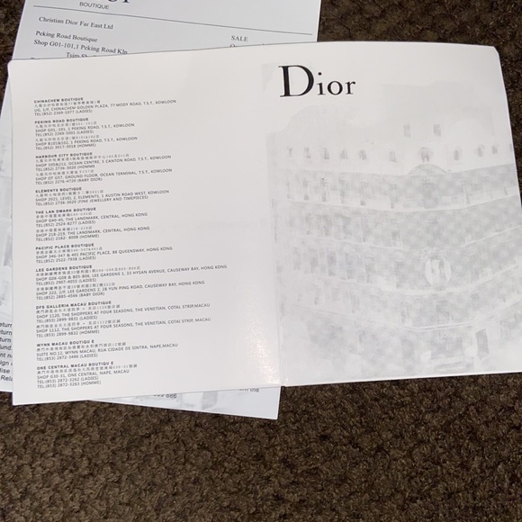 Christian dior b23 navy blue&white size 10 brand new shoes only wore then twice - Picture 8 of 9